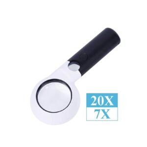 lupa con led 7x y 20x codch558l