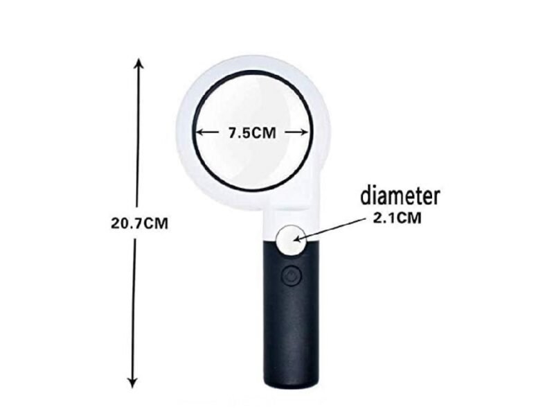 lupa con led 5x y 20x codch7510l