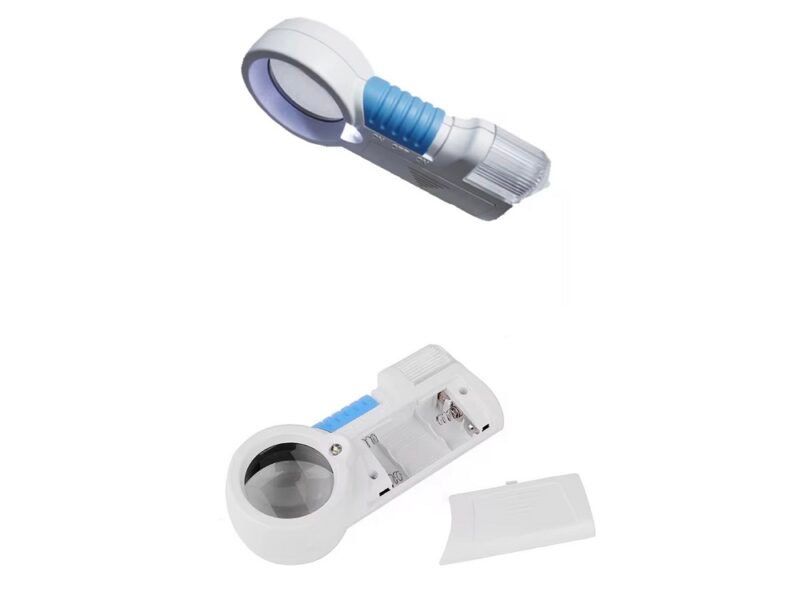 lupa con luz y linterna codth7010