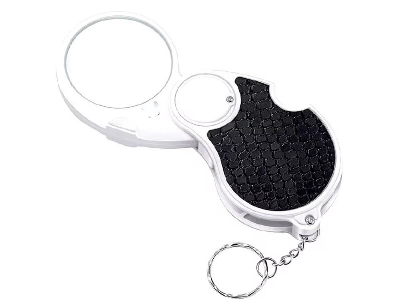 Lupa Plegable con luz Led y Ultravioleta 45x Cod7101 lupa plegable con luz led y ultravioleta 45x cod7101