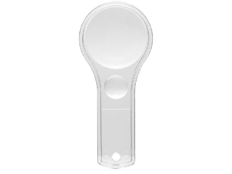 lupa de acrílico 5x + bifocal 10x cod88073