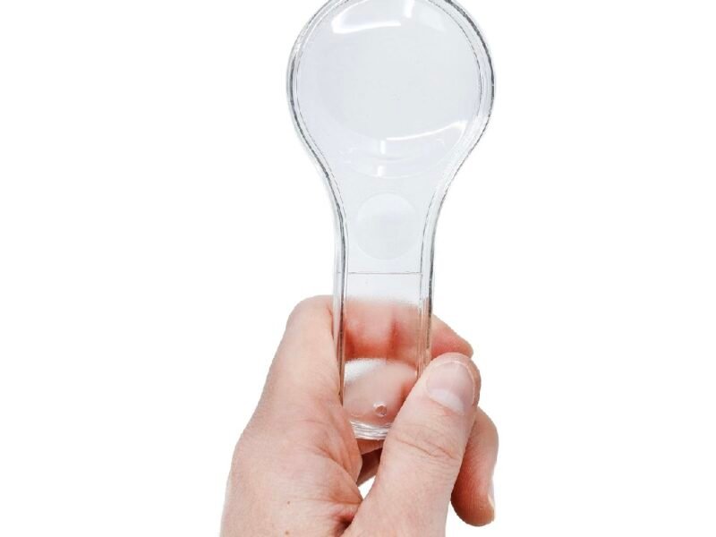 lupa de acrílico 5x + bifocal 10x cod88073