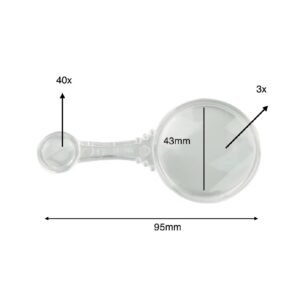 lupa (doble) 3x y 6x cod88071