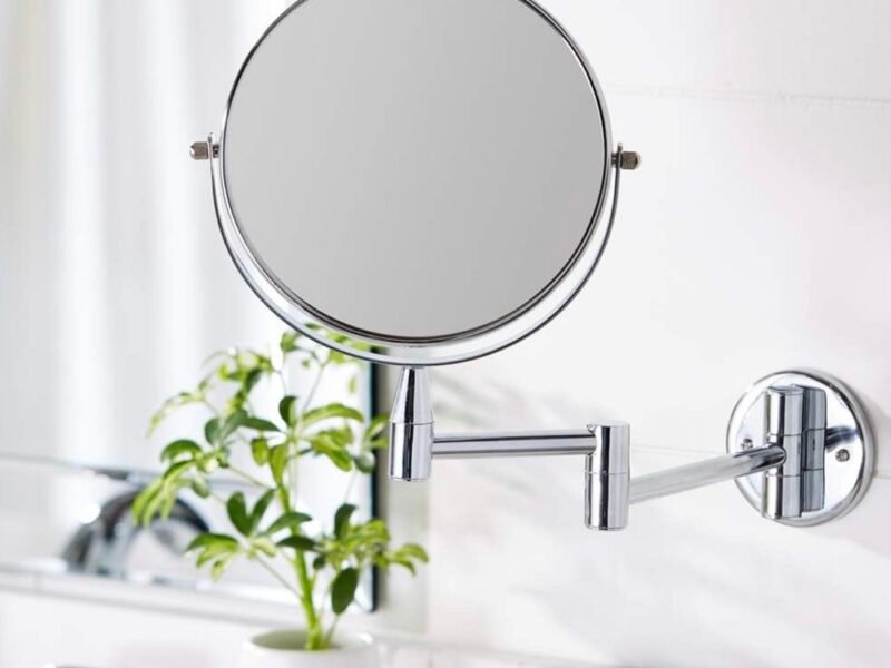 espejo de pared con aumento