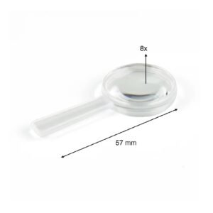 lupa acrílica 8x cod88069