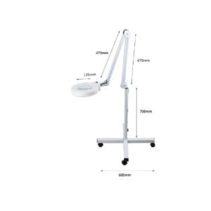 lupa pie 6x con luz led codlt86e6led