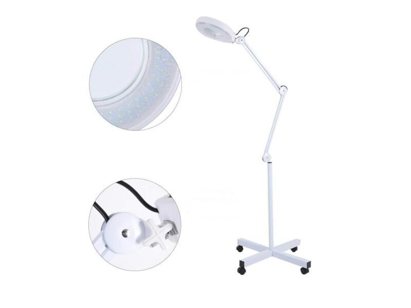 lupa pie 6x con luz led codlt86e6led