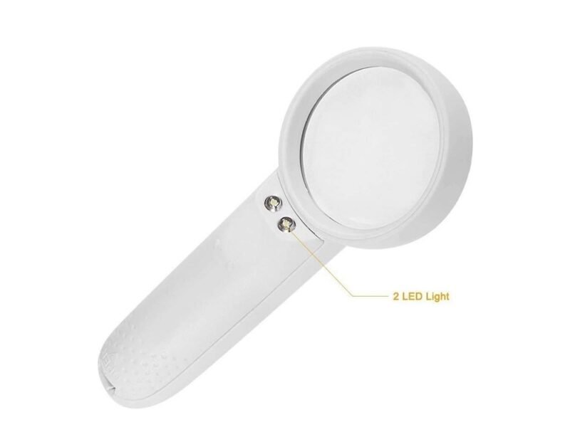 lupa con luz led 5x cod6b