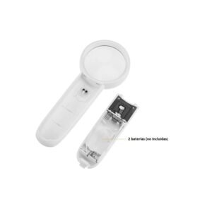 lupa con luz led 5x cod6b