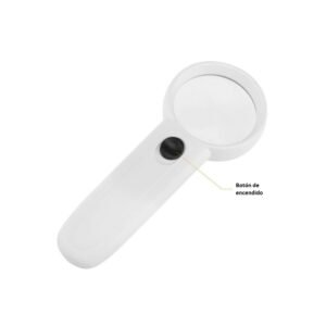 lupa con luz led 5x cod6b