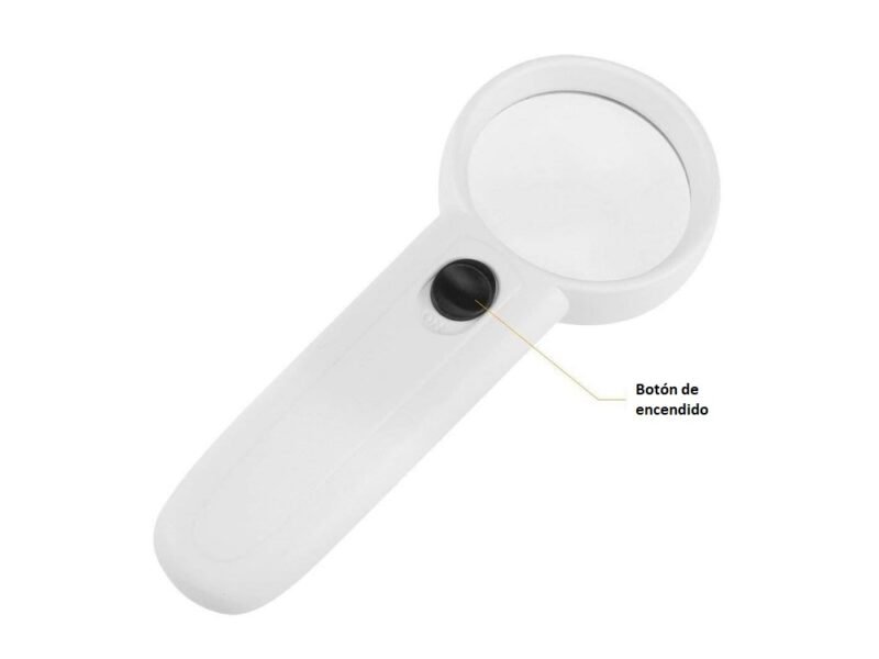 lupa con luz led 5x cod6b