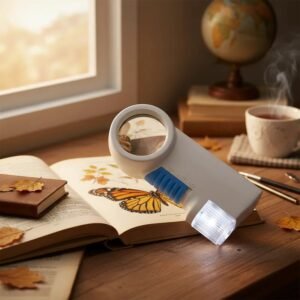 lupa con luz y linterna codth7010