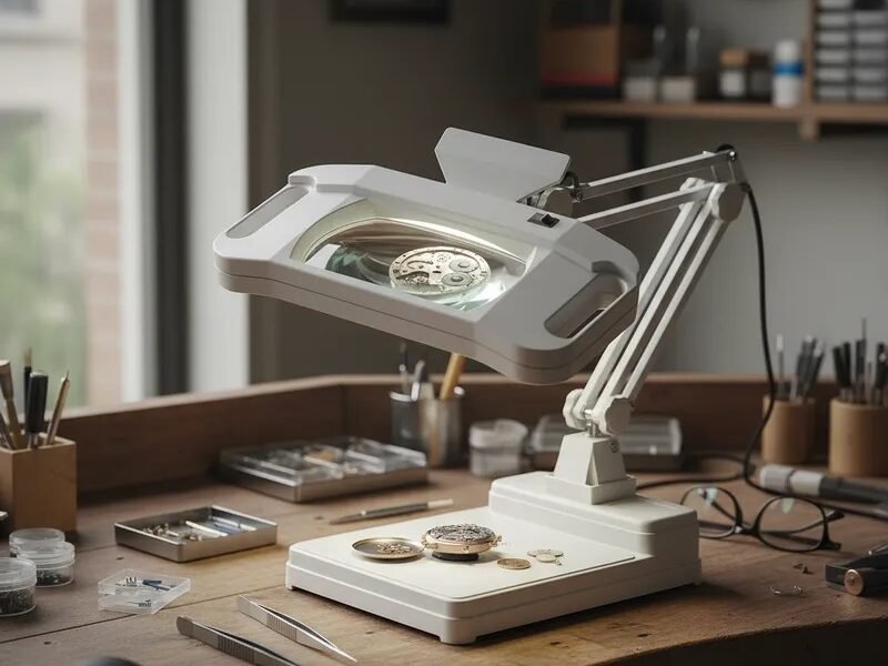 lupa 5x luz led codlt86i5led