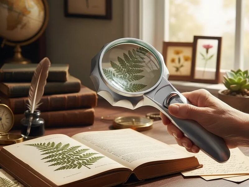 lupa con 6 led cod600556