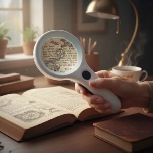 lupa con 8 led 4x cod9586