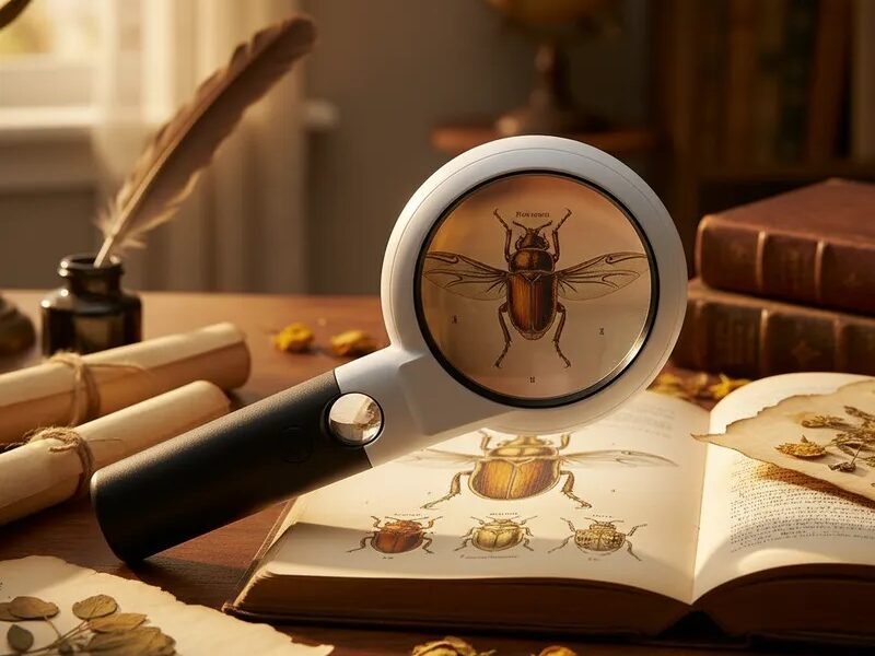 lupa con led 5x y 20x codch7510l