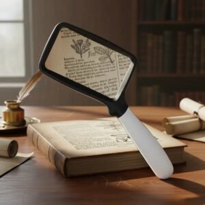 lupa rectangular con luz led 3x cod10863