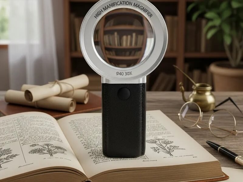 lupa 30x con luz led cod5018