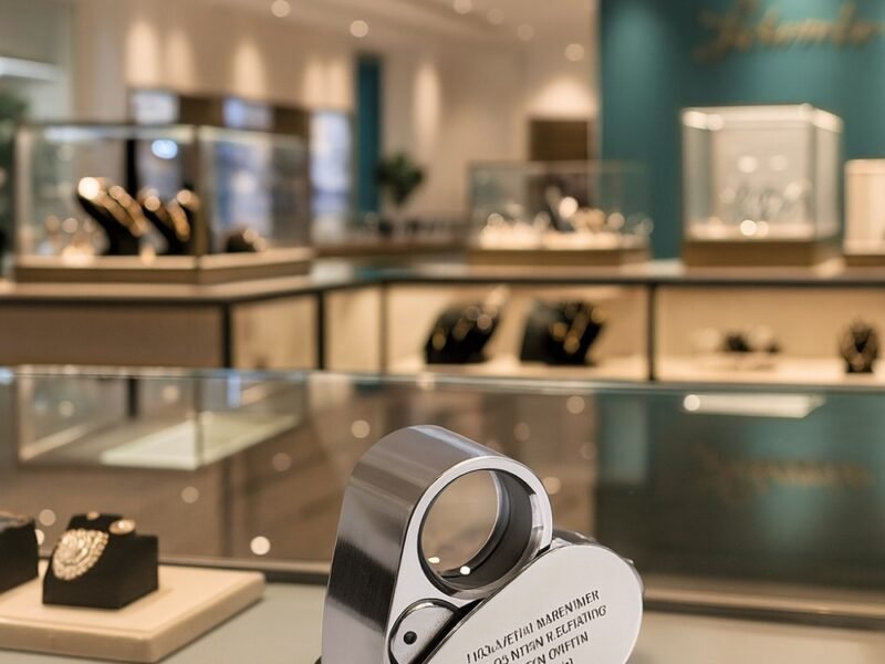 lupa joyero 40x luz led y uv mod9890