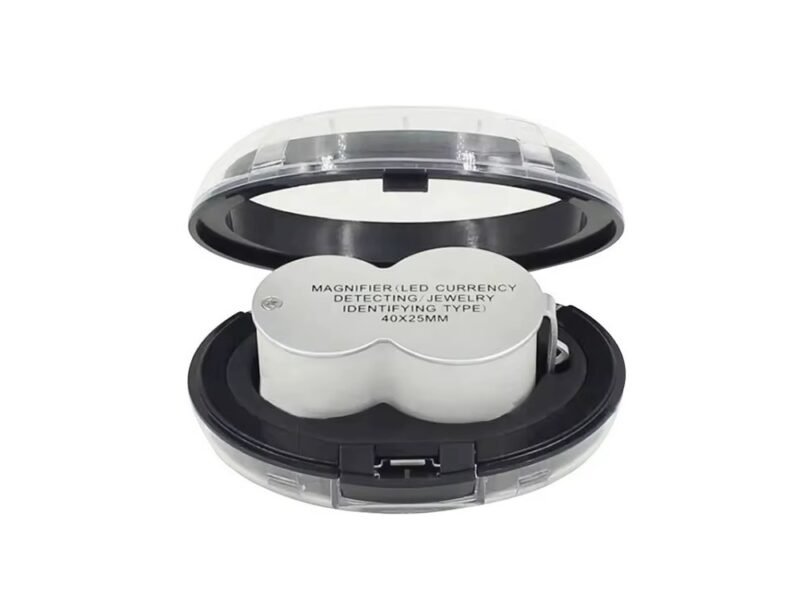 lupa joyero 40x con luz y uv cod9888