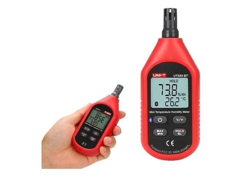 medidor de humedad y temperatura codu333