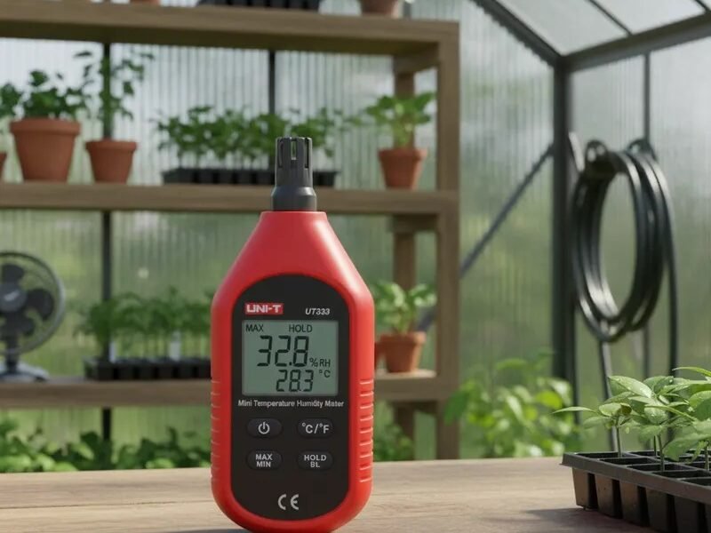 medidor de humedad y temperatura codu333