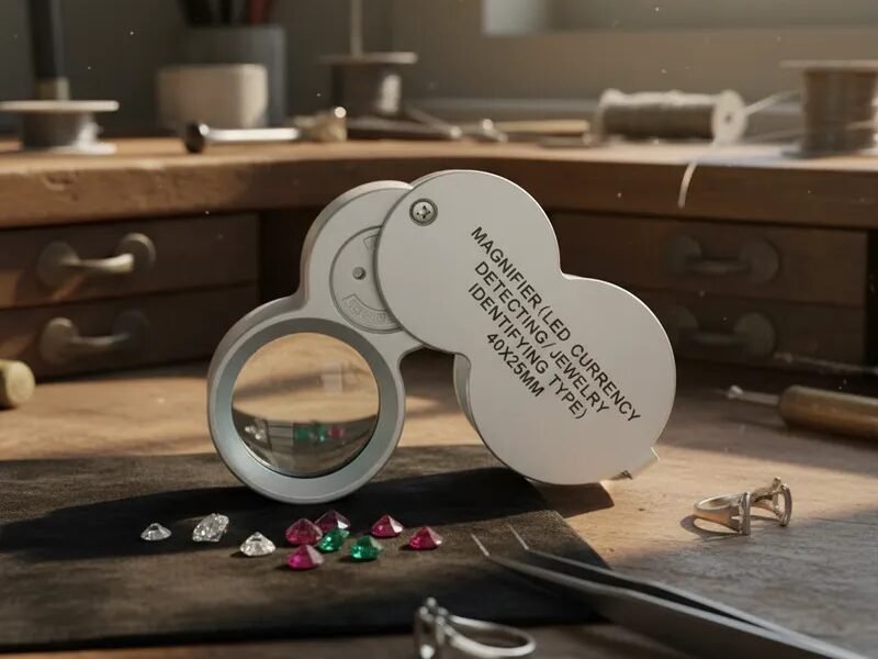 lupa joyero 40x con luz y uv cod9888