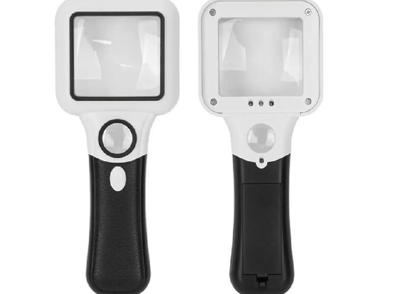 lupa de mano led 5x y 45x cod6018
